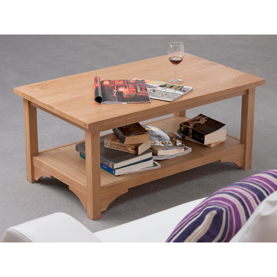 Montana Oak Coffee Table 18596 Furniture in Fashion