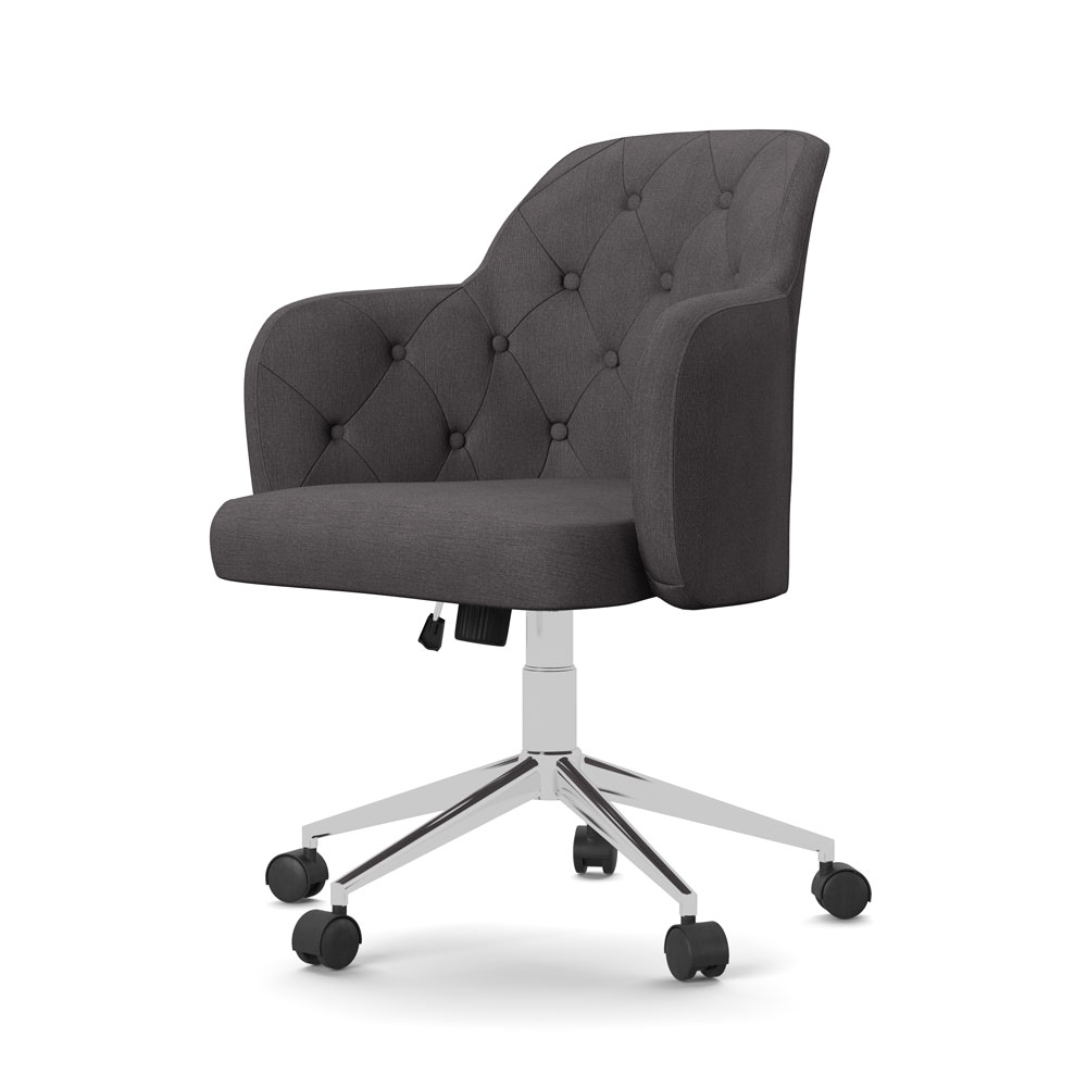 Montana Fabric Home and Office Chair in Grey