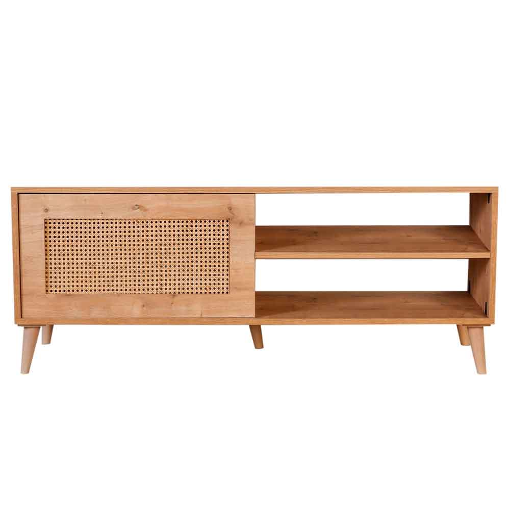 Montello Small Wooden TV Stand in Oak