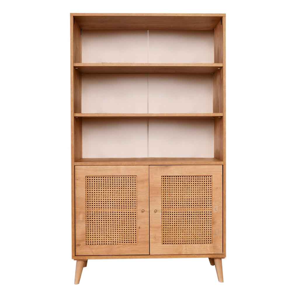 Montello Wooden Display Cabinet with 2 Doors in Oak