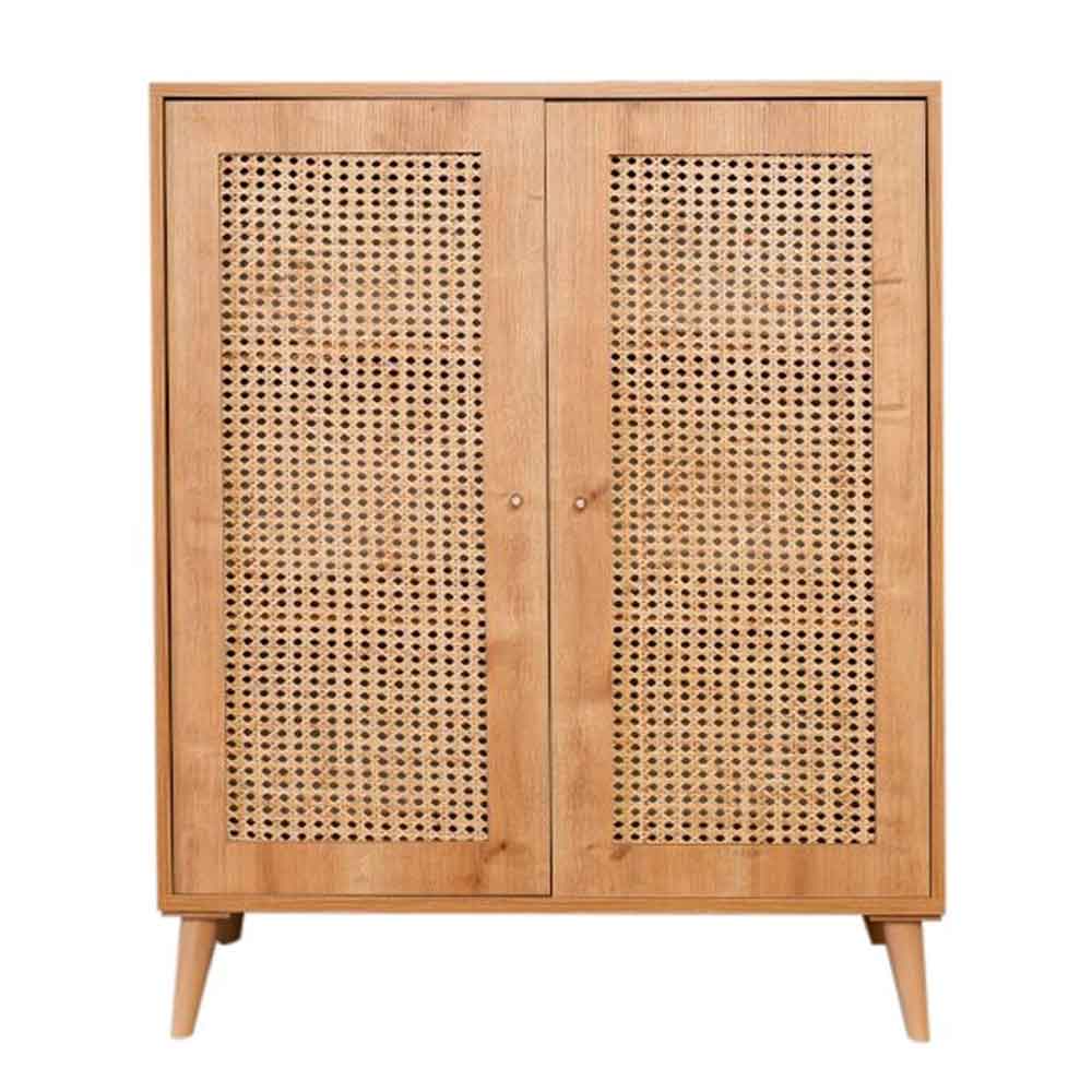 Montello Wooden Storage Cabinet with 2 Doors in Oak
