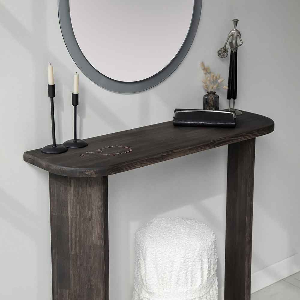 Montero Solid Wood Dressing Table in Anthracite