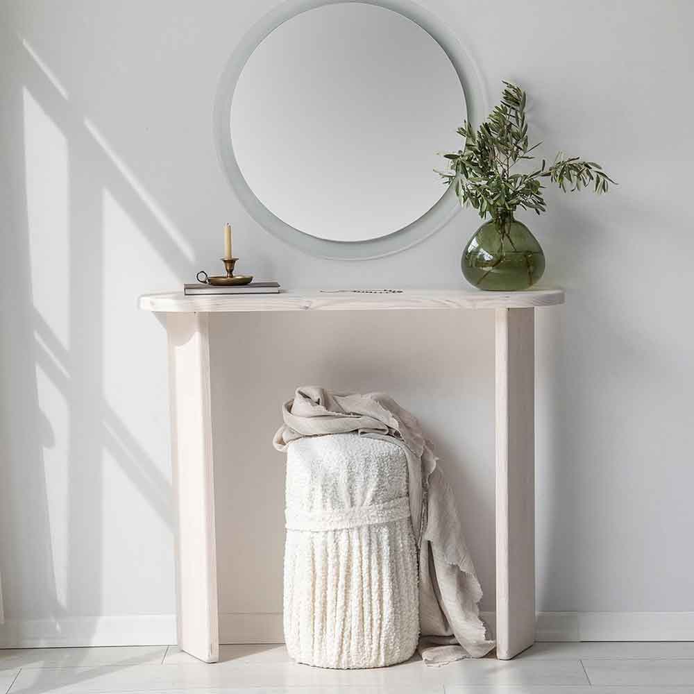 Montero Solid Wood Dressing Table in White