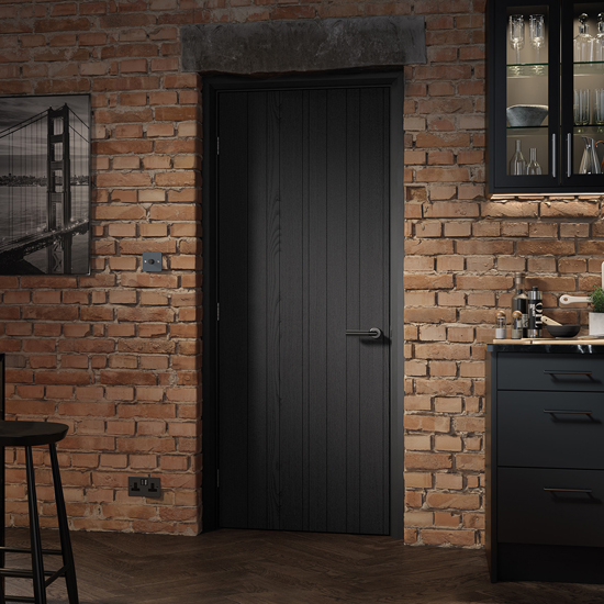 Montreal 1981mm x 762mm Internal Door In Dark Charcoal