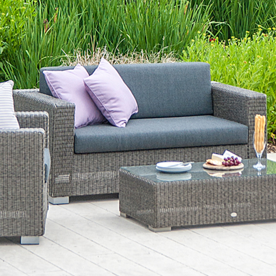 Read more about Monx outdoor 2 seater sofa in charcoal grey