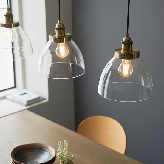 Monza 3 Lights Linear Ceiling Pendant Light In Antique Brass_3