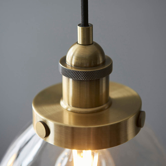 Monza 3 Lights Linear Ceiling Pendant Light In Antique Brass_4