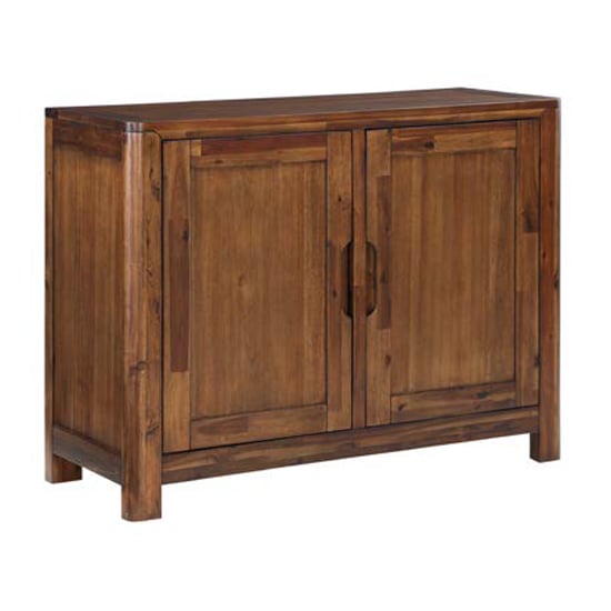 Read more about Monza acacia wood sideboard with 2 doors in walnut
