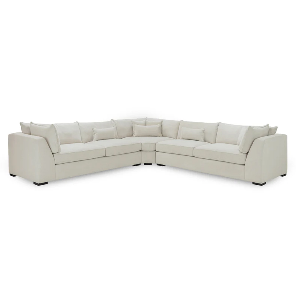 Read more about Monza fabric large corner sofa in stone