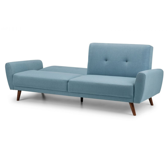 Macia Linen Compact Retro Sofabed In Blue_2