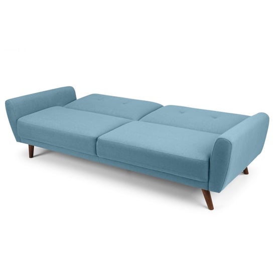 Macia Linen Compact Retro Sofabed In Blue_3