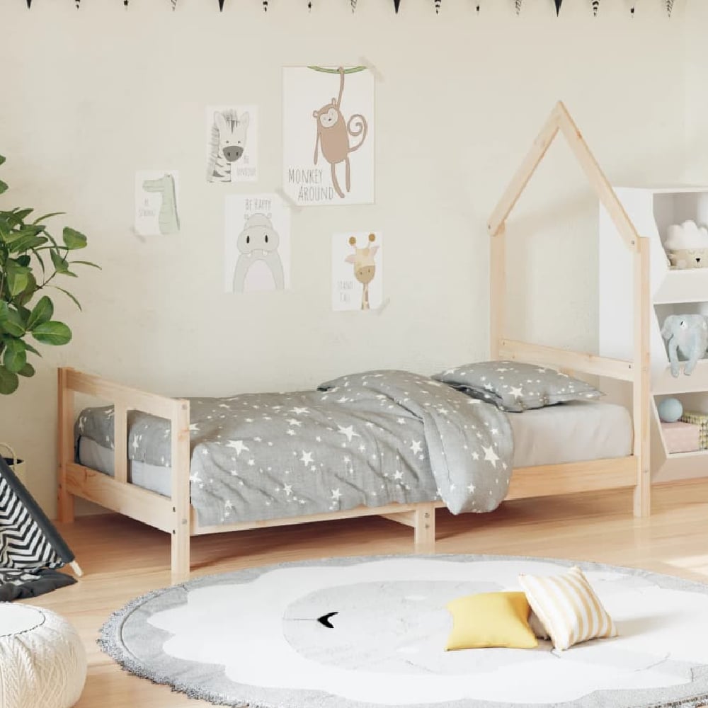 Read more about Moraira 80x160cm wooden children bed in natural