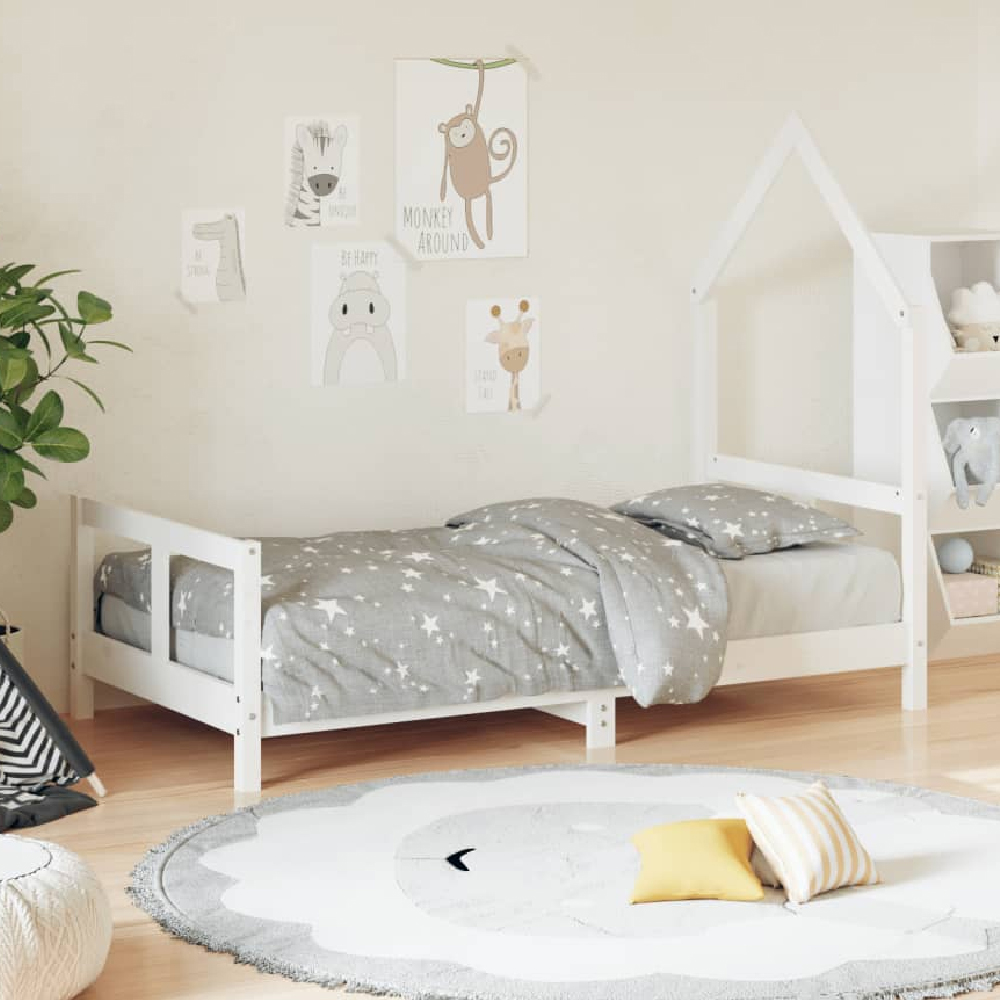 Read more about Moraira 80x160cm wooden children bed in white