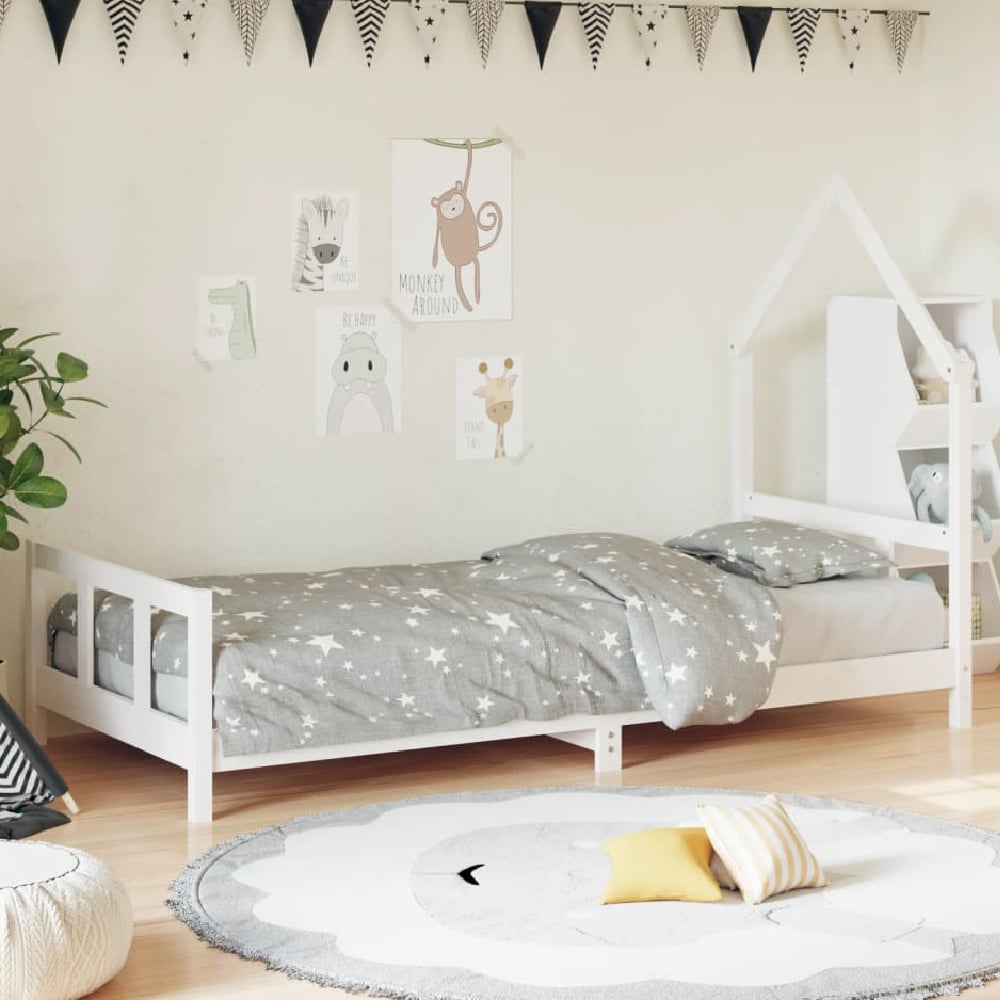 Read more about Moraira 90x190cm wooden children bed in white