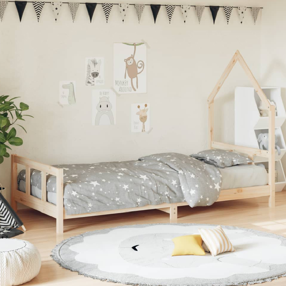 Read more about Moraira 90x200cm wooden children bed in natural