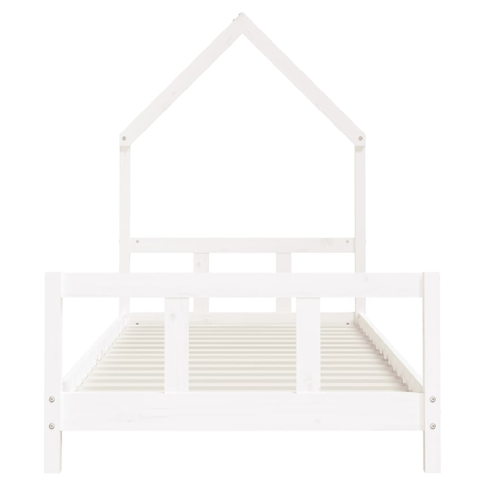 Moraira 90x200cm Wooden Children Bed In White