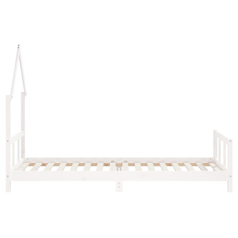 Moraira 90x200cm Wooden Children Bed In White