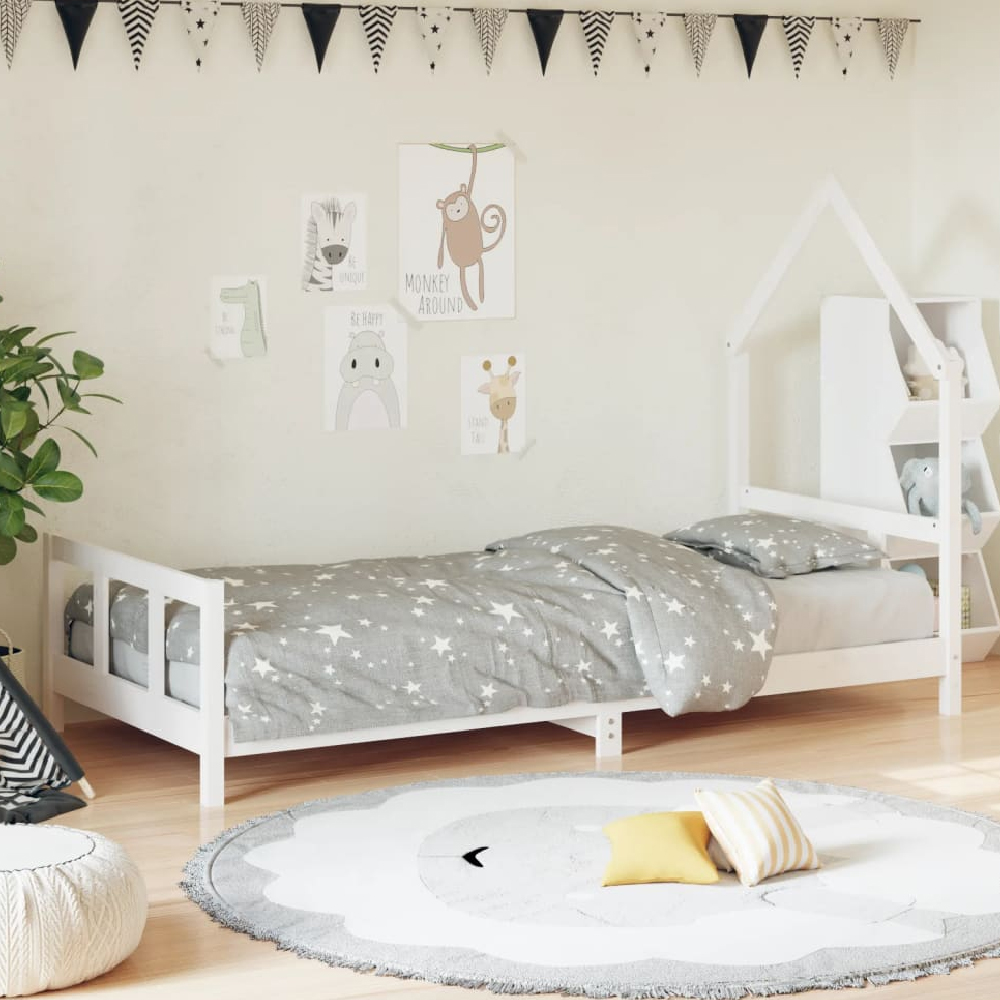 Read more about Moraira 90x200cm wooden children bed in white