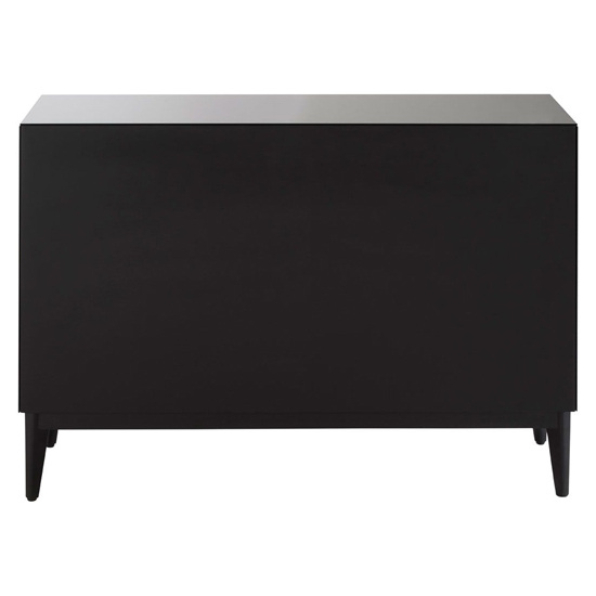 Mouhoun Mirrored Glass Chest Of 6 Drawers In Grey And Black_8