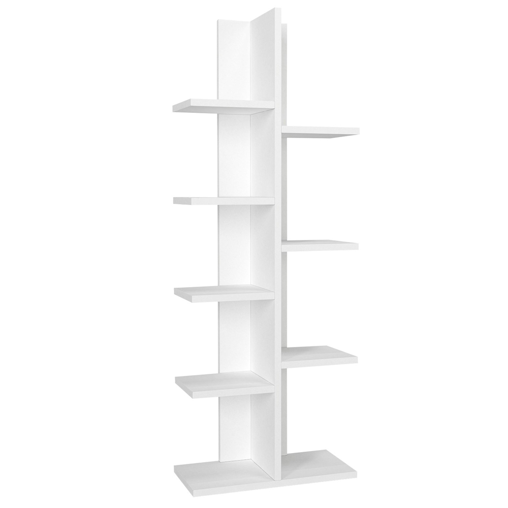Movaro Wooden Office Bookshelf in White