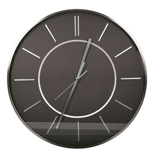 Read more about Move glass wall clock with anthracite and graphite metal frame