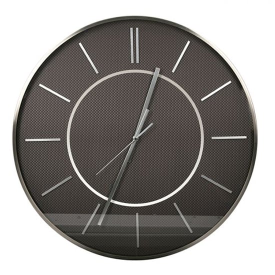 Move Glass Wall Clock With Anthracite And Graphite Metal Frame