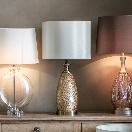 Mowbray Table Lamp With Drum Shape Shade