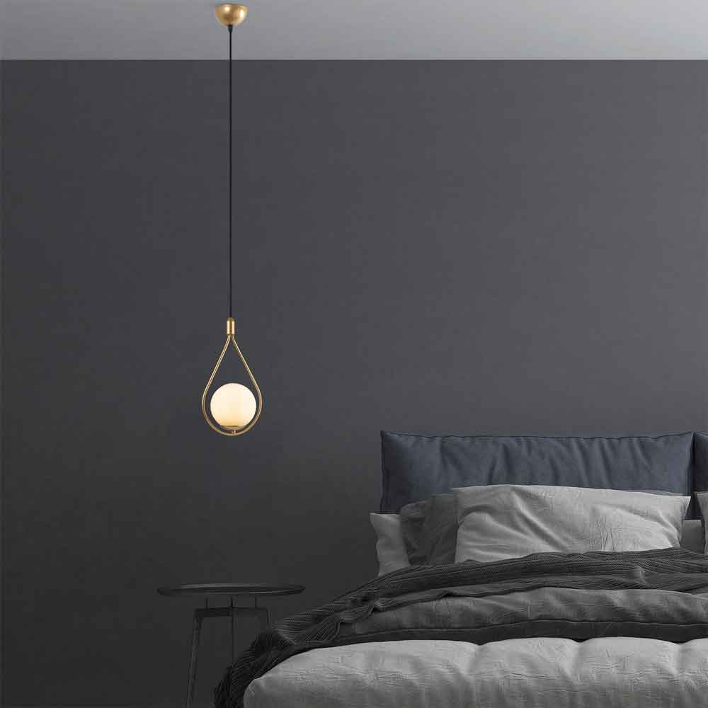 Mudoni Metal Ceiling Pendant Light in Gold