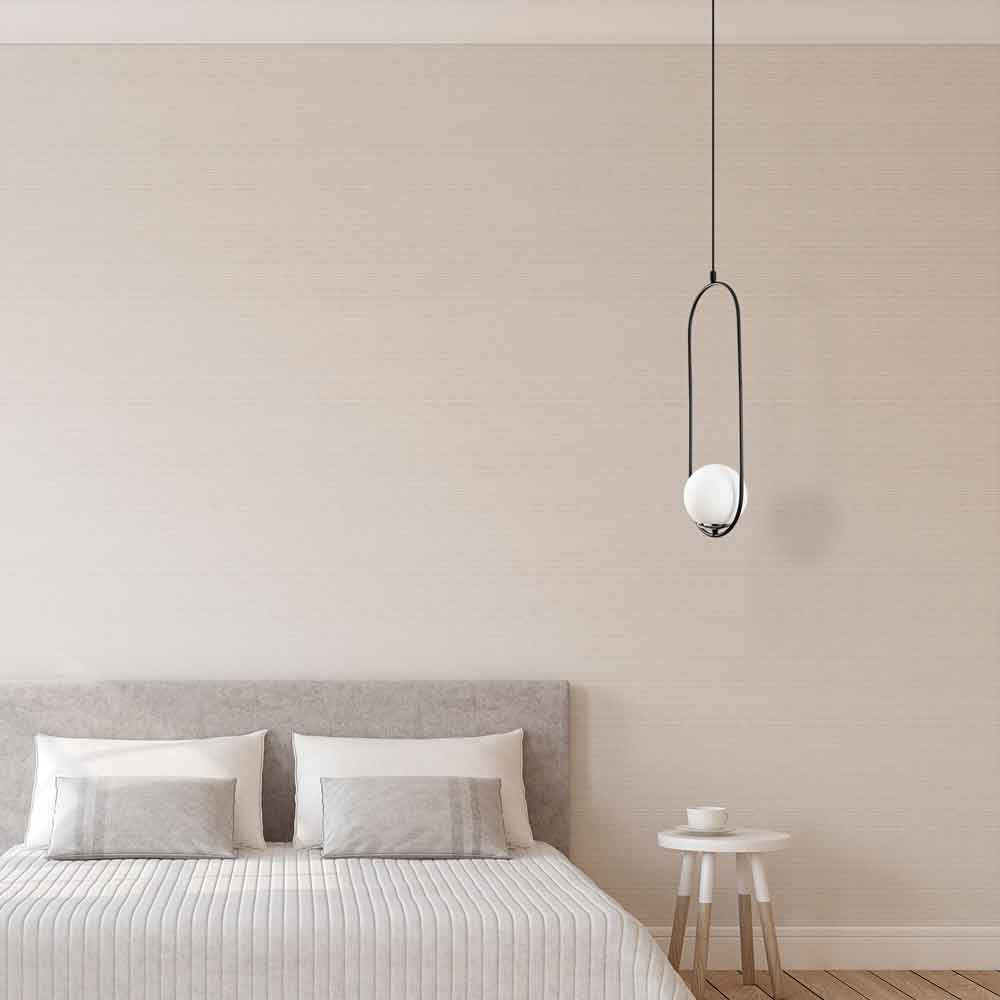 Mudoni Soft-Edge Metal Ceiling Pendant Light in Black and White