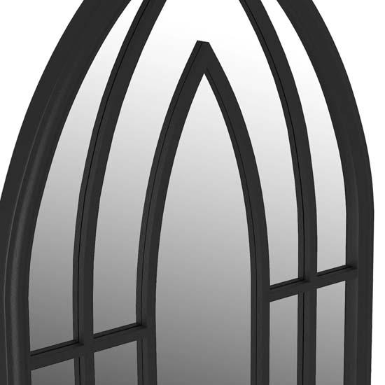 Murcia Decorative Cheval Mirror Small In Black