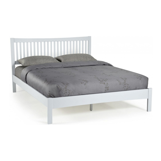 Mya Hevea Wooden Super King Size Bed In Grey_2