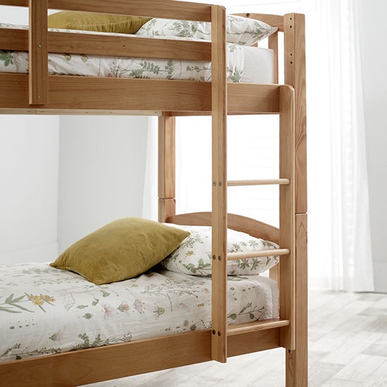 Mya Wooden Single Bunk Bed In Pine_3
