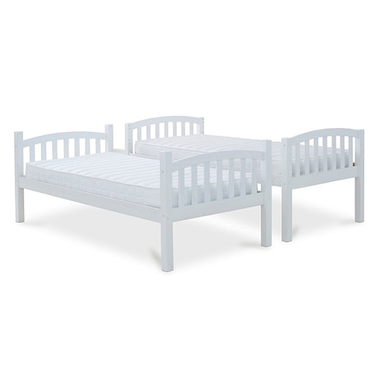 Mya Wooden Single Bunk Bed In White_8