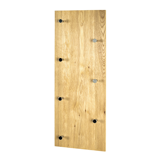 Myers Wooden Wall Hung 7 Hooks Coat Rack In Oak_2