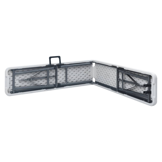Myra Outdoor Steel Folding 2 Pcs Seating Benches In White