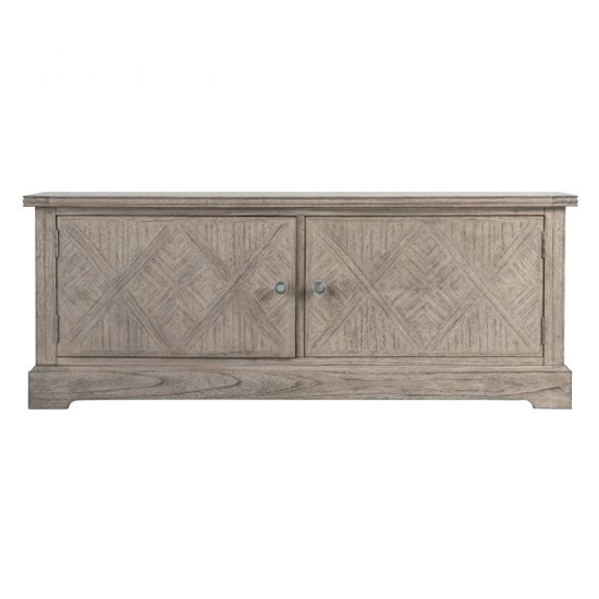 Mestiza Wooden TV Stand With 2 Doors In Natural