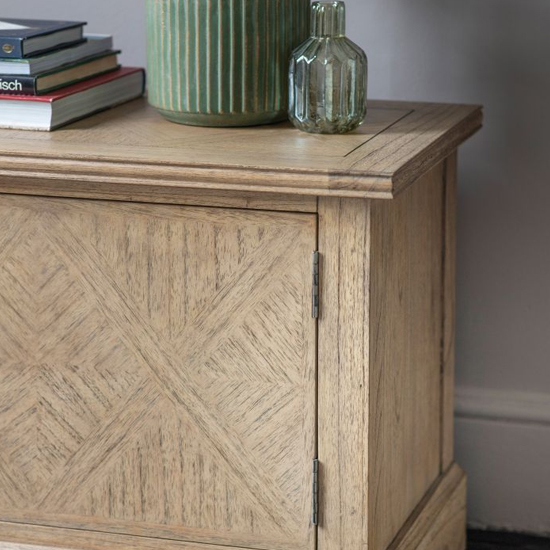 Mestiza Wooden TV Stand With 2 Doors In Natural