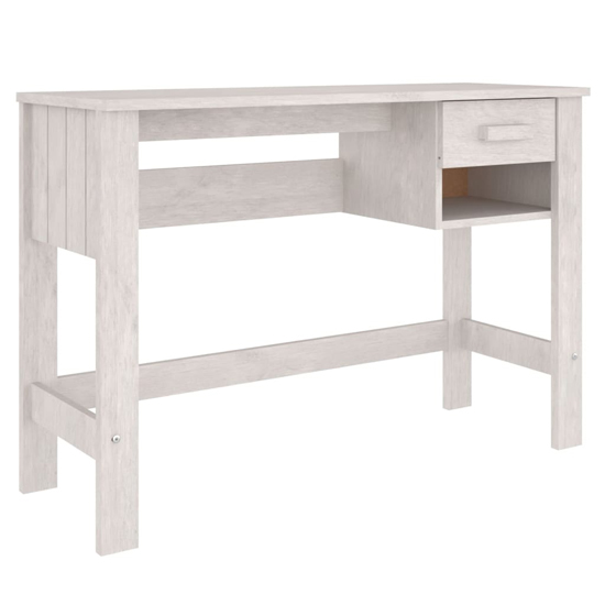 Naaji Pine Wood Laptop Desk With 1 Drawer In White_3