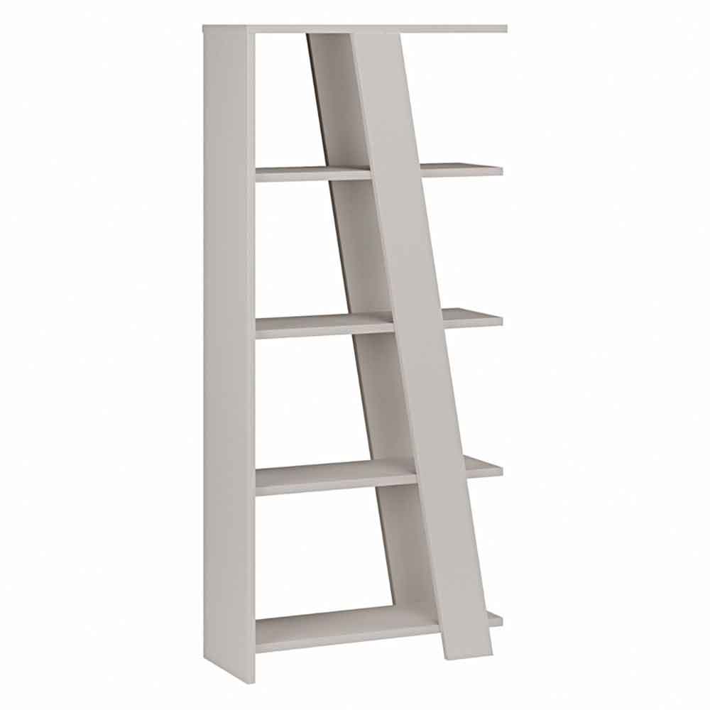 Nadia Wooden Shelving Unit with 4 Shelves in Sand