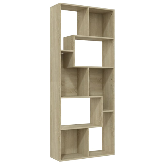 Nael Wooden Bookcase And Shelving Unit In Sonoma Oak_3