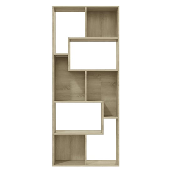 Nael Wooden Bookcase And Shelving Unit In Sonoma Oak_4