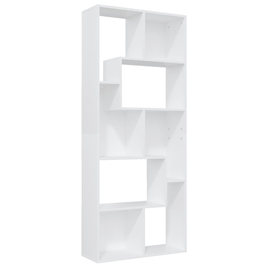 Nael Wooden Bookcase And Shelving Unit In White