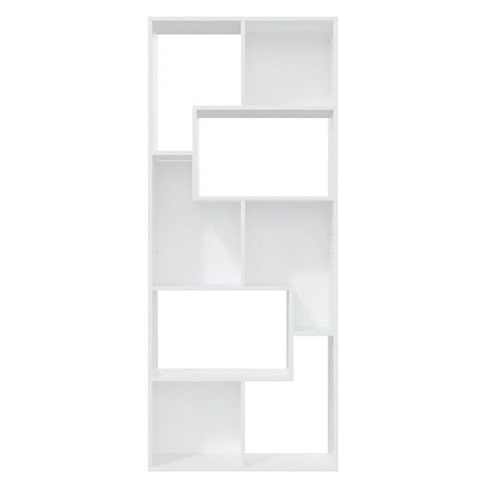 Nael Wooden Bookcase And Shelving Unit In White