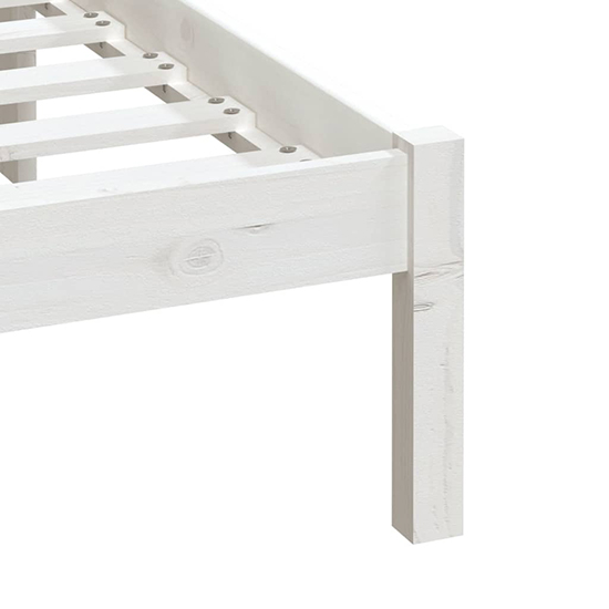 Naida Solid Pinewood Super King Size Bed In White_5