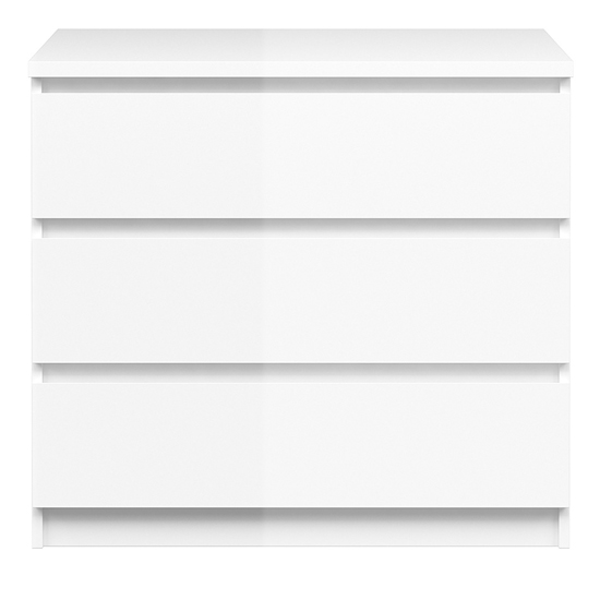 Nakou High Gloss Chest Of 3 Drawers In White_2