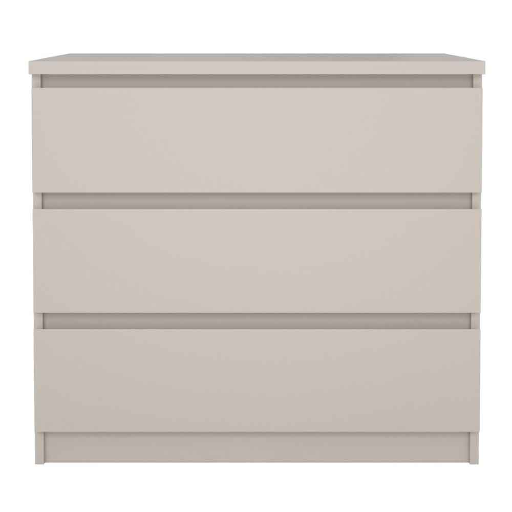Nakou Wooden Chest of 3 Drawers in Cashmere