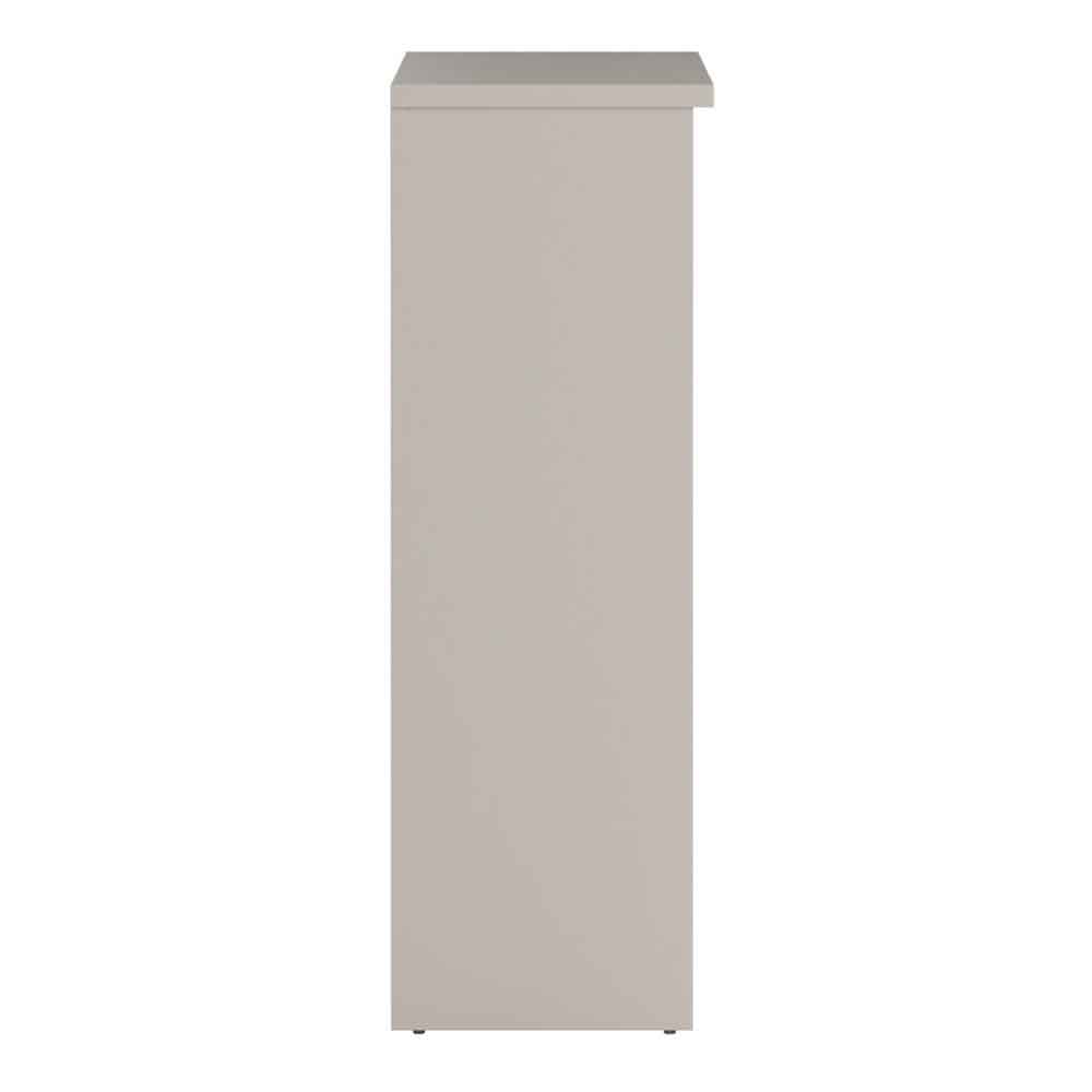 Nakou Wooden Shoe Storage Cabinet with 2 Tilting Doors and 1 Drawer in Cashmere