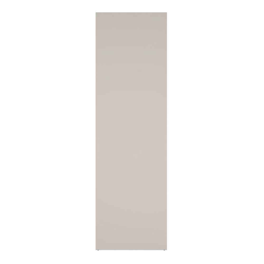 Nakou Wooden Wardrobe with 1 Sliding Door 3 Drawers in Cashmere