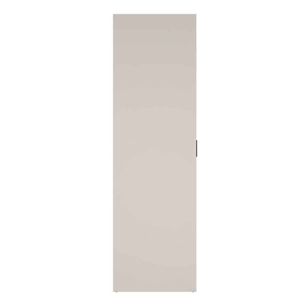 Nakou Wooden Wardrobe with 2 Sliding Doors and 3 Drawers in Cashmere