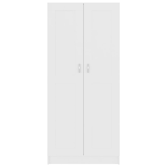 Nancia Wooden Wardrobe With 2 Doors In White